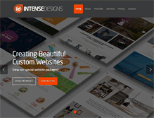 Tablet Screenshot of intensedesigns.com.au